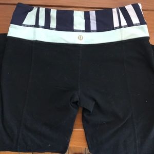 Black, Lululemon pants.